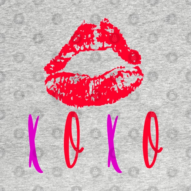 XOXO RED LIPS by CanCreate